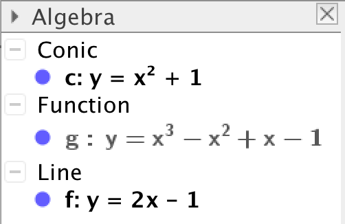 Geogebra Tutorial Functions