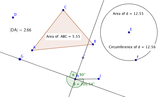 GeoGebra Tutorial - Measurement